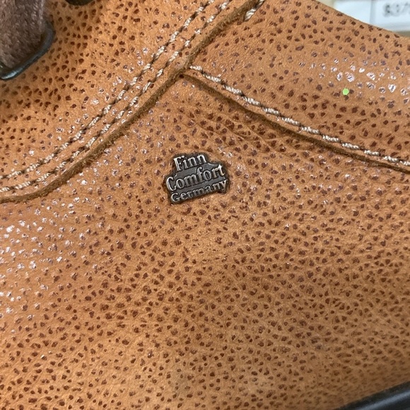 Finn Comfort Germany Brown Suede Leather Lace Up Loafers size 9 - Picture 6 of 11